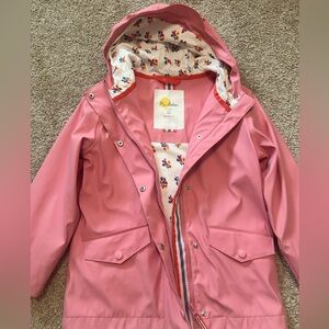 Mini Boden Pink Kids Raincoat